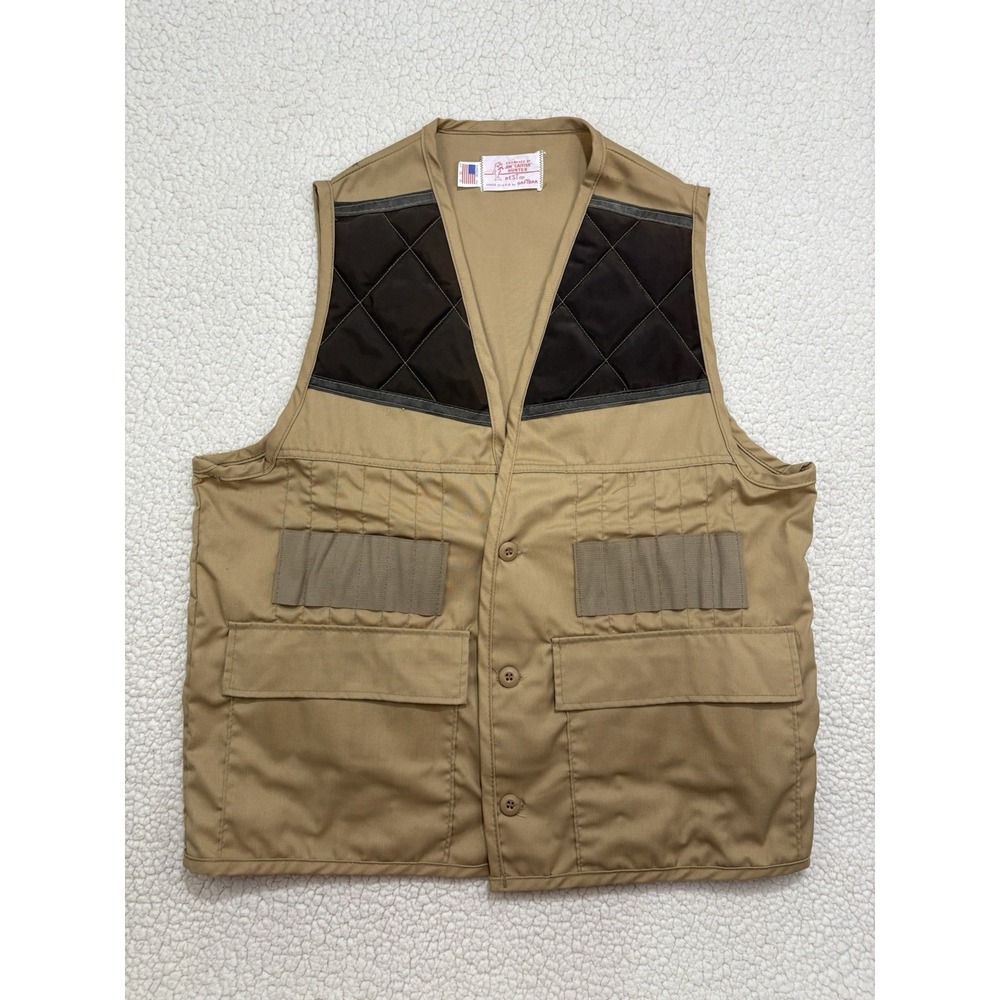 Vintage Saftbak Hunting Vest Game Pouch Tactical Vest Jim Catfish Hunter USA
